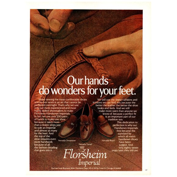 Florsheim | Art | 979 Florsheim Imperial Hand Sewn Leather Shoes ...